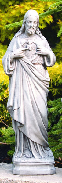 Classical Garden Statue of Sacred Heart Of Jesus